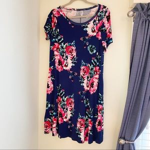 Chic Soul Floral Dress